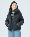 BEAMS HEART WOMEN ボリューム ネック ダウンジャケット ビームス ハート ジャケット・アウター ダウンジャケット・ダウンベスト ベージュ ネイビー ホワイト【送料無料】