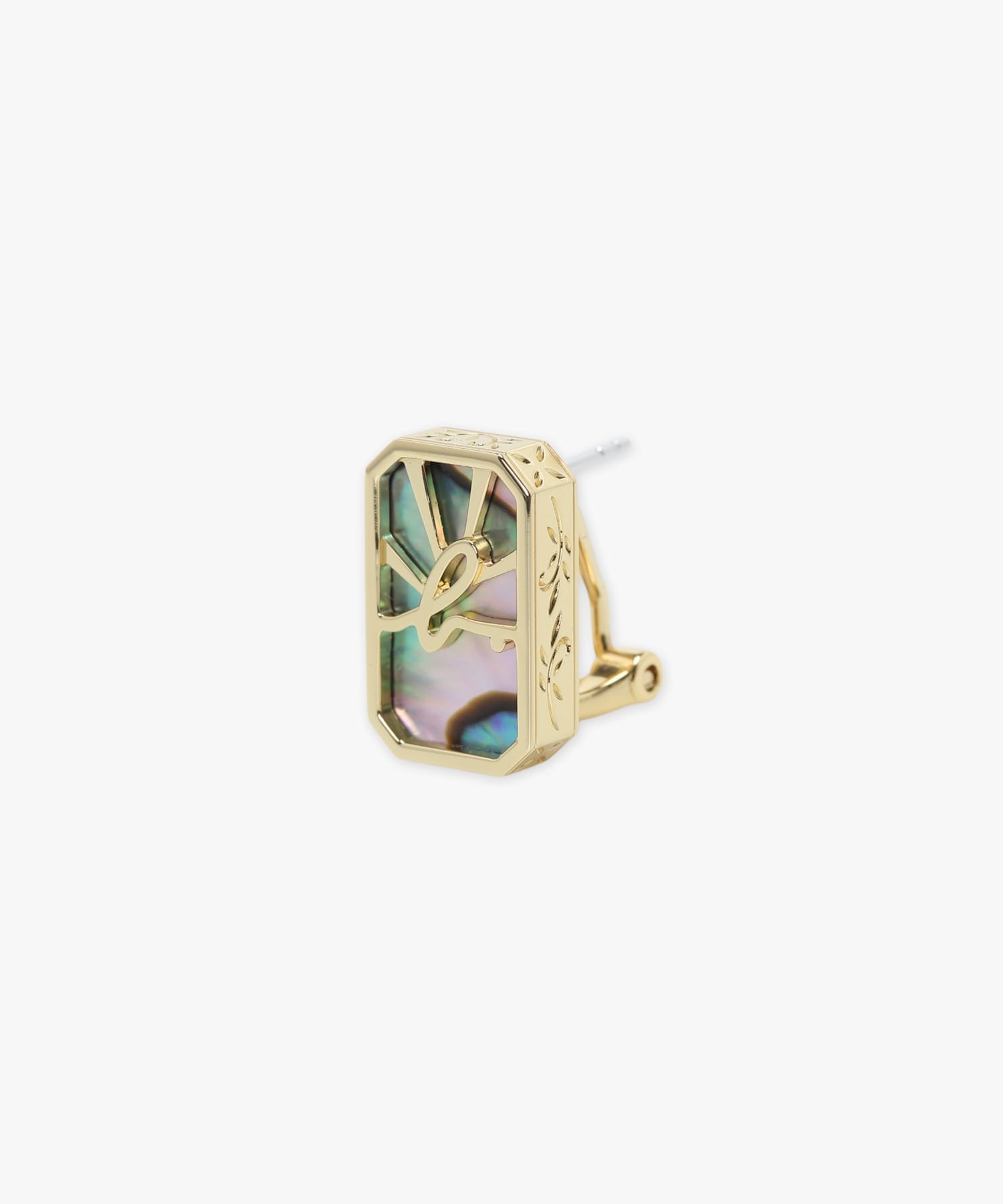 agnes b. FEMME "b."ロゴ アバロンシェル ピアス "Window Vistas" アニエスベー アクセサリー・腕時計 ピアス ゴールド【送料無料】
