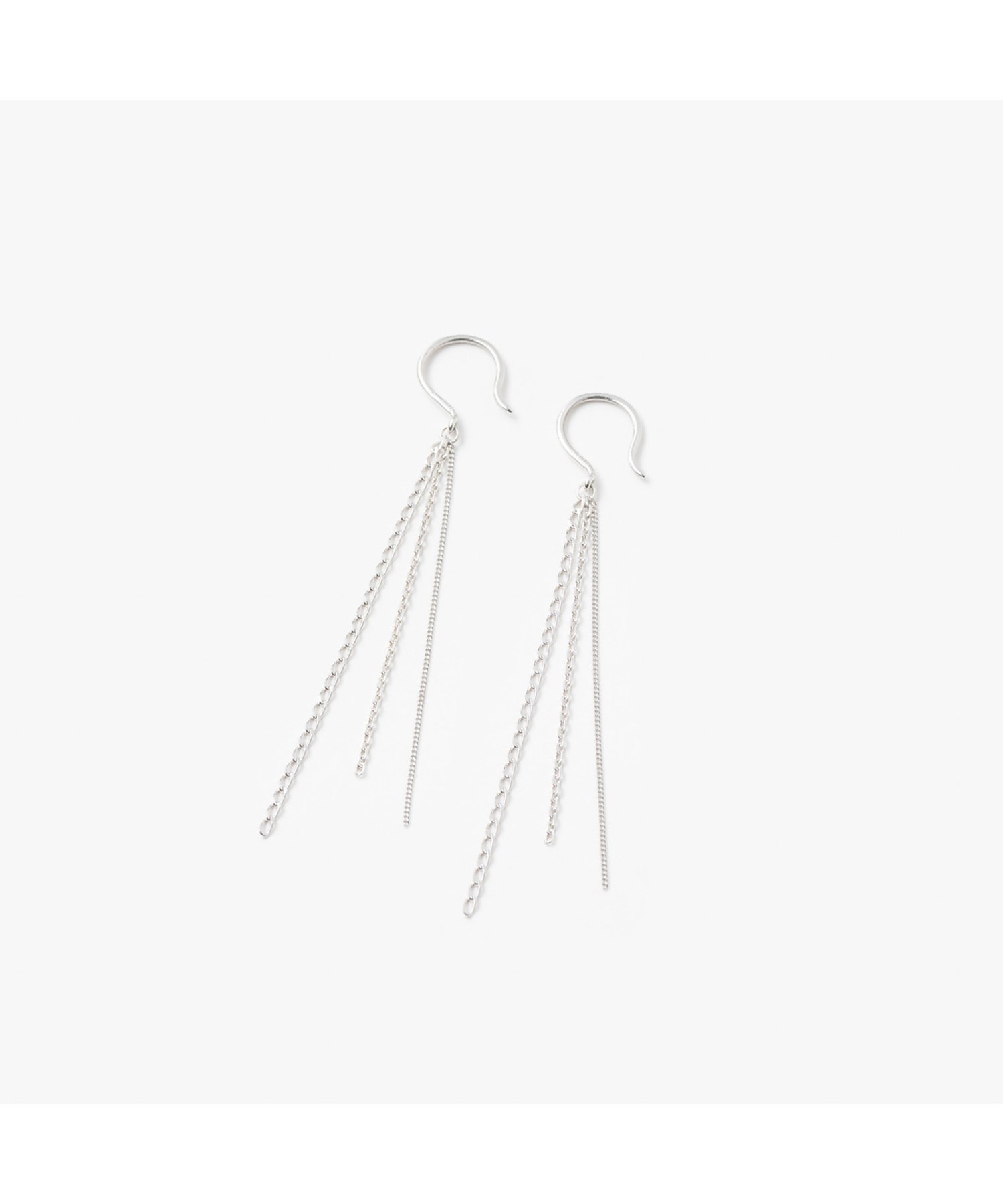 DESIGNWORKS 【MARIHA/マリハ】雨音 ピアス シルバー 5cm デザインワークス アクセサリー・腕時計 ピアス シルバー【送料無料】