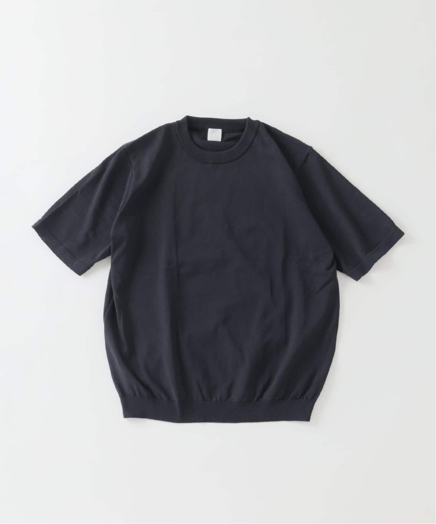 Essential ニット Tシャツ エディフィス トップス カットソー・Tシャツ ホワイト ブラック ワインレッド ブラウン