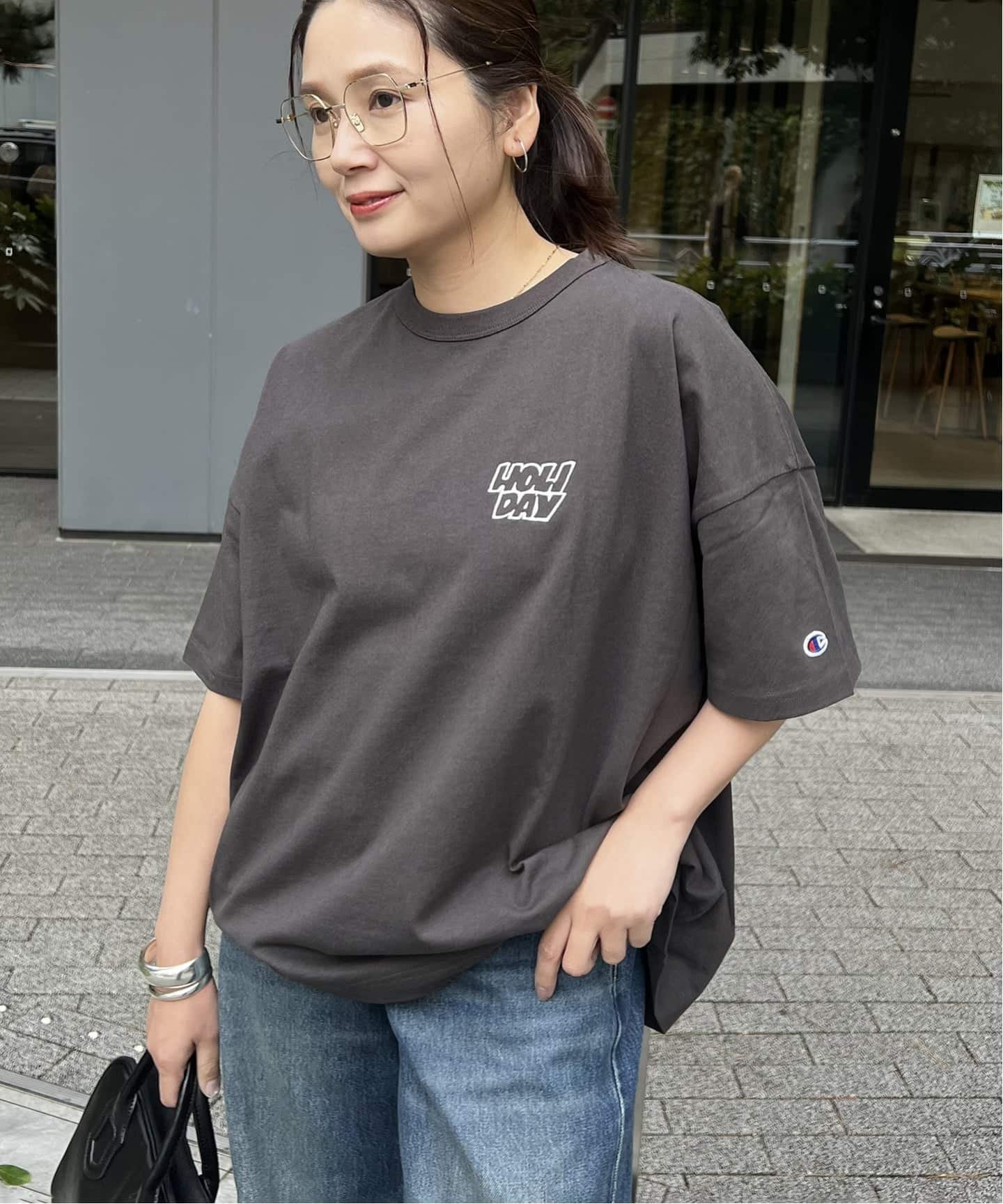 JOURNAL STANDARD 別注【CHAMPION*JOURNAL STANDARD by HOLIDAY】16s/1 Jersey T-S...