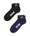 AVIREX 《直営店限定》トップガン ロウ クルー ソックス / TOP GUN LOW CREW SOCKS / アヴィレックス / AVIREX アヴィレックス 靴下・レッグウェア 靴下 ネイビー ホワイト