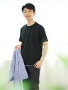 【SALE/42%OFF】TAKA-Q リンクス千鳥 フェイククルーネック半袖Tシャツ メンズ Tシャツ カットソー カジュアル インナー トップス ギフト プ...