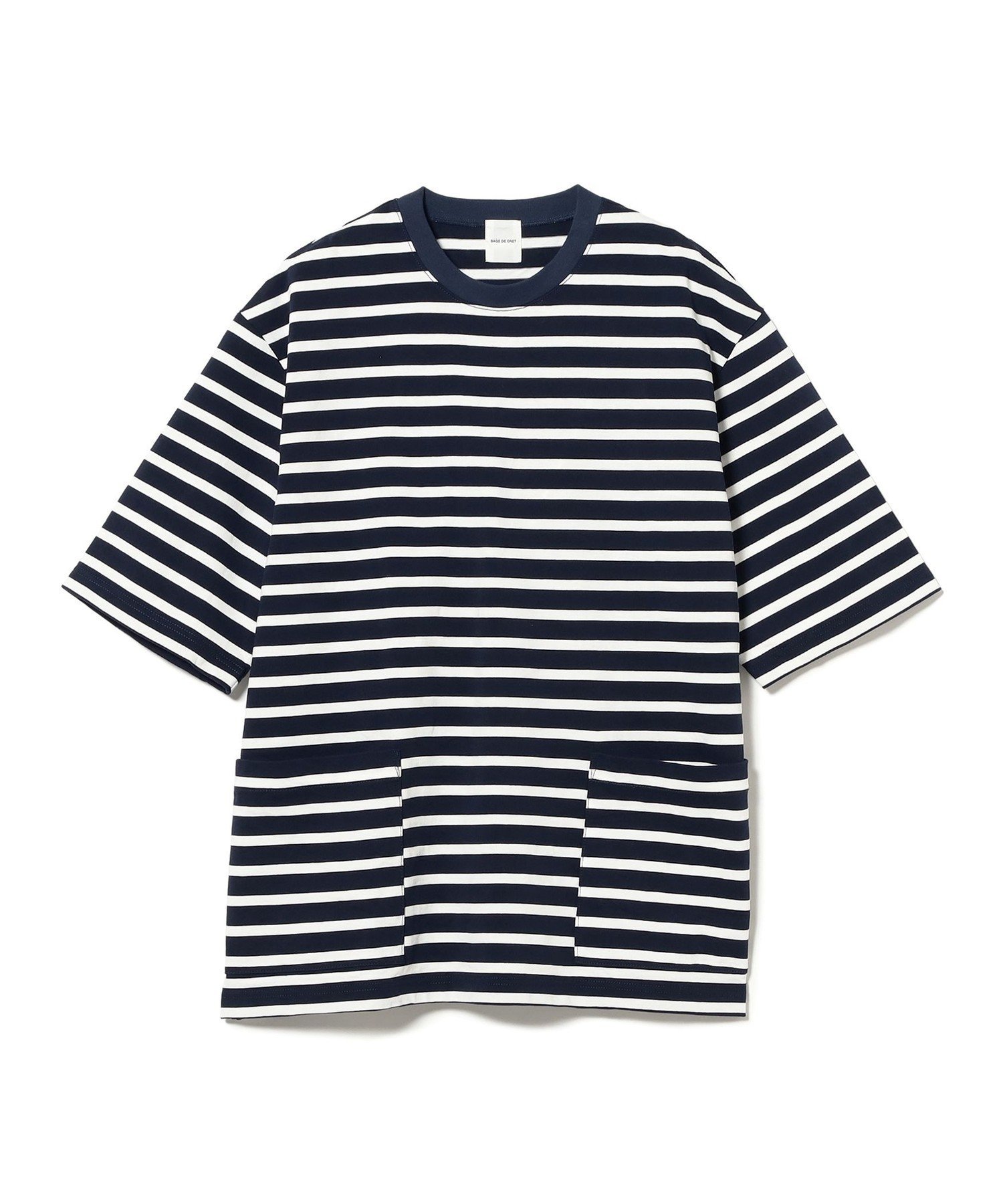 【SALE／40%OFF】BEAMS PLUS sage de cret / ボーダー ショートスリーブ クルーネックTシャツ半袖 25SS ビームス メン トップス カットソー・Tシャツ ホワイト【送料無料】のサムネイル