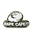 A BATHING APE BAPE CAFE CUSHION ア ベイシング エイプ インテリア・生活雑貨 クッション・クッションカバー グリーン【送料無料】