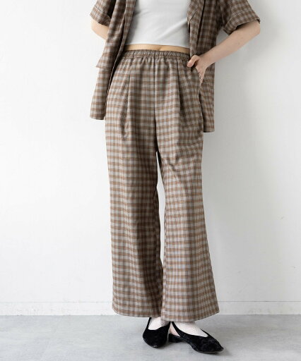 RAGEBLUE 【WOMENS】イージーワイドストレートスラックス/セットアップ対応 レイジブルー パンツ その他のパンツ ブラウン ブラック ブルー【送料無料】 RAGEBLUE 【WOMENS】イージーワイドストレートスラックス/セットアップ対応 レイジブルー パンツ その他のパンツ ブラウン ブラック ブルー【送料無料】