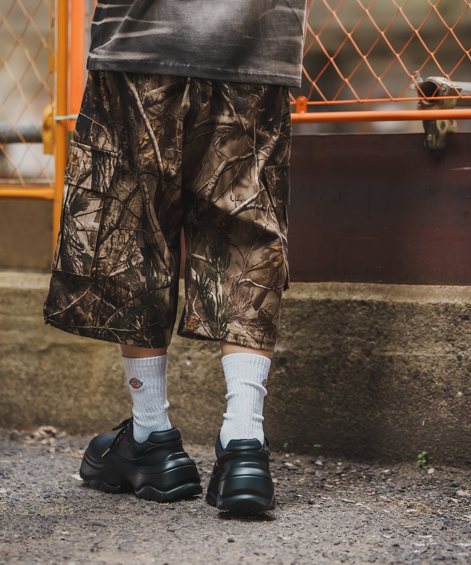 【SALE／25%OFF】improves ツイル 総柄 カーゴショーツ インプローブス パンツ カーゴパンツ【送料無料】