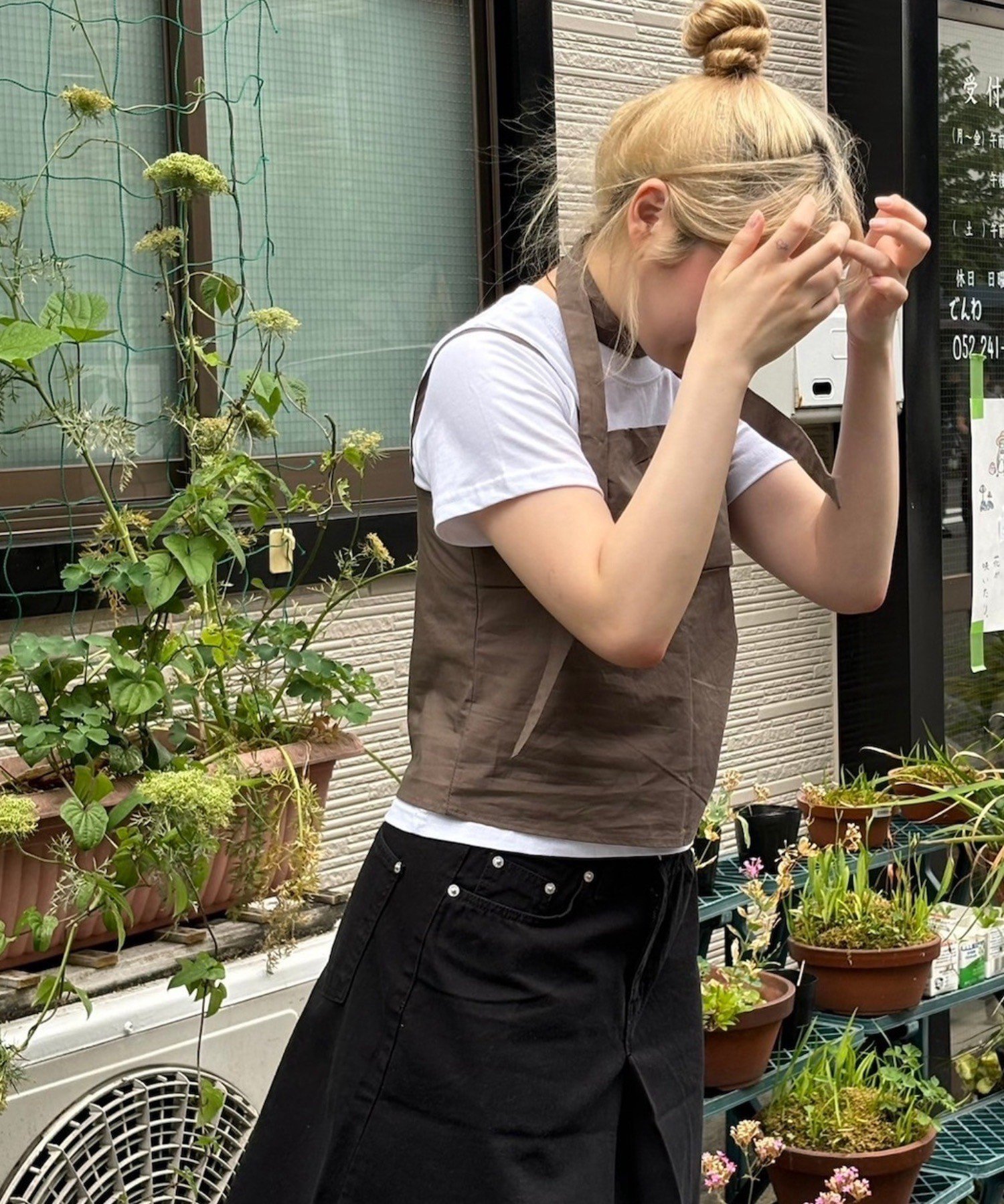 Chikashitsu + 【Chikashitsu +】choker set sleeveless blouse ネバーマインドザエックスユー/チカシツプラス...