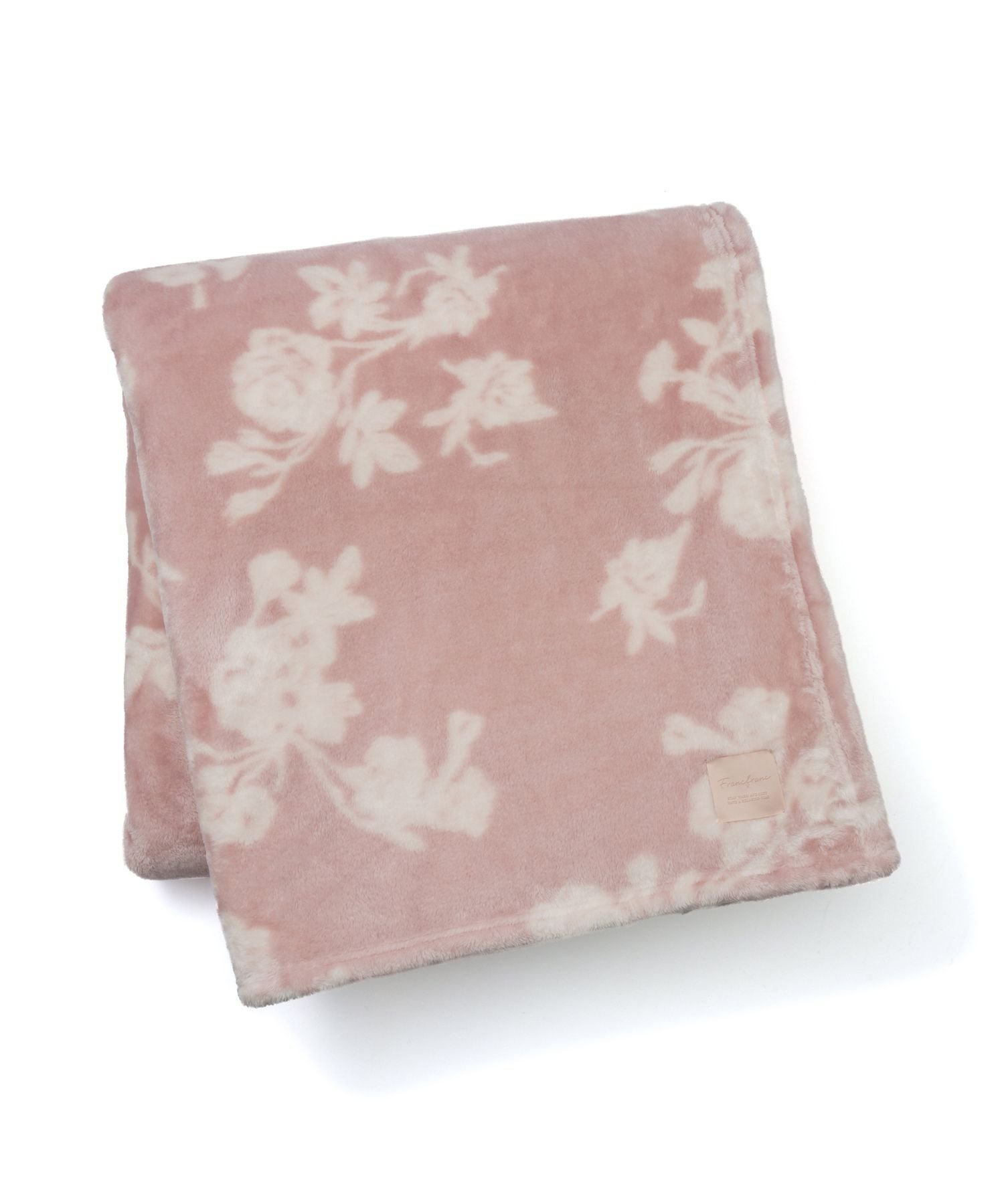 Francfranc 【WARMY ウォーミー】ふわふわ フラワー ブランケット(毛布) ダブル フランフラン インテリア・生活雑貨 ブランケット・ひざ掛け ピンク【送料無料】のサムネイル