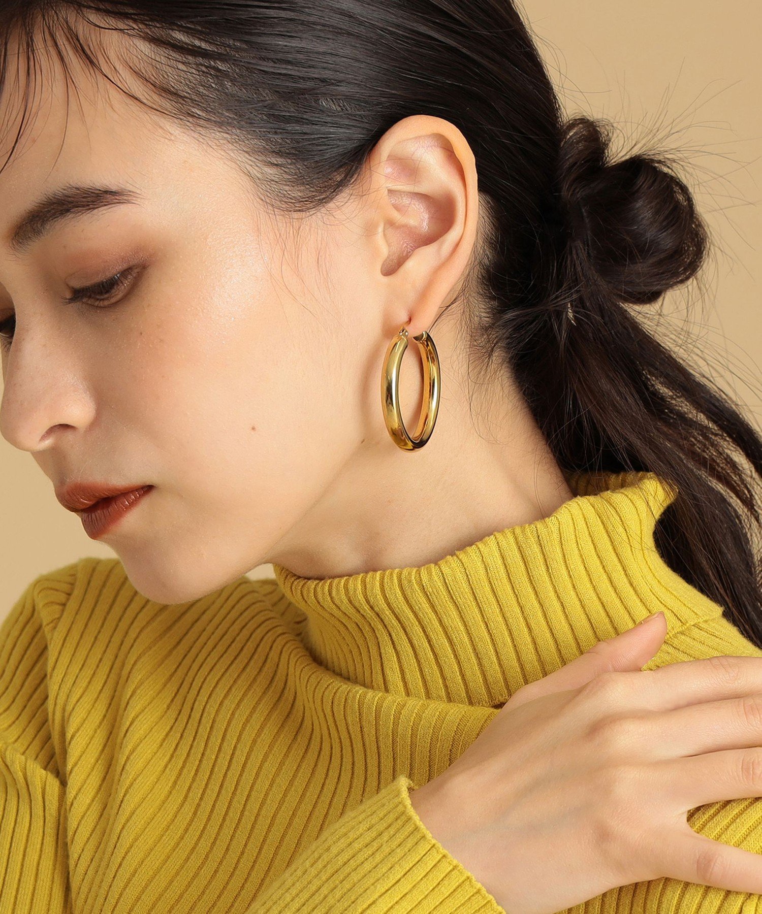 Ray BEAMS Ray BEAMS / パイプ フープ ピアス ビームス ウイメン アクセサリー・腕時計 その他のアクセサリー・腕時計 ゴールド シルバー【送料無料】