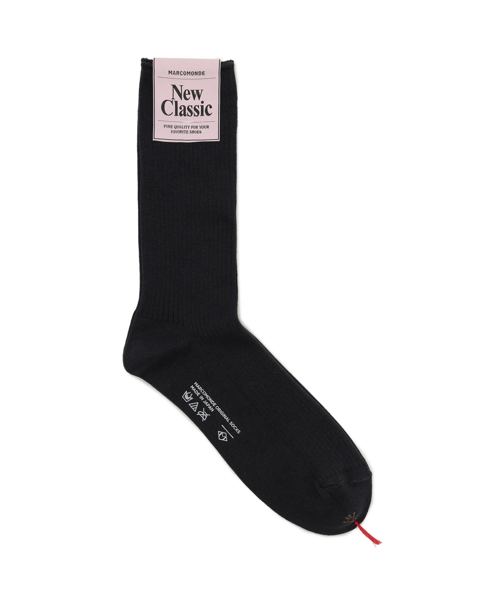 B'2nd MARCOMONDE(マルコモンド) COTTON RIBBED SOCKS ビーセカンド ファッショングッズ ソックス/靴下 グレー ホワイト