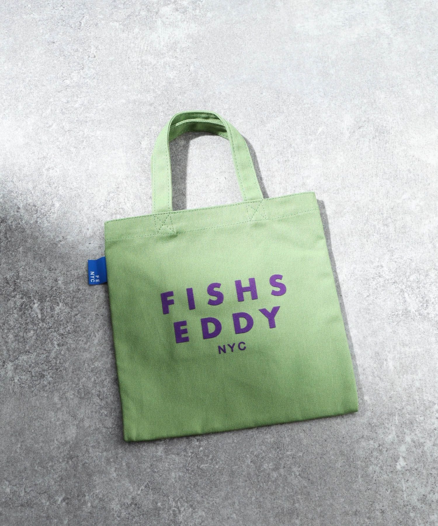 ニコアンド トートバッグ レディース Fishs Eddy (U)FE CロゴトートS ニコアンド バッグ トートバッグ グリーン グレー ブルー ベージュ