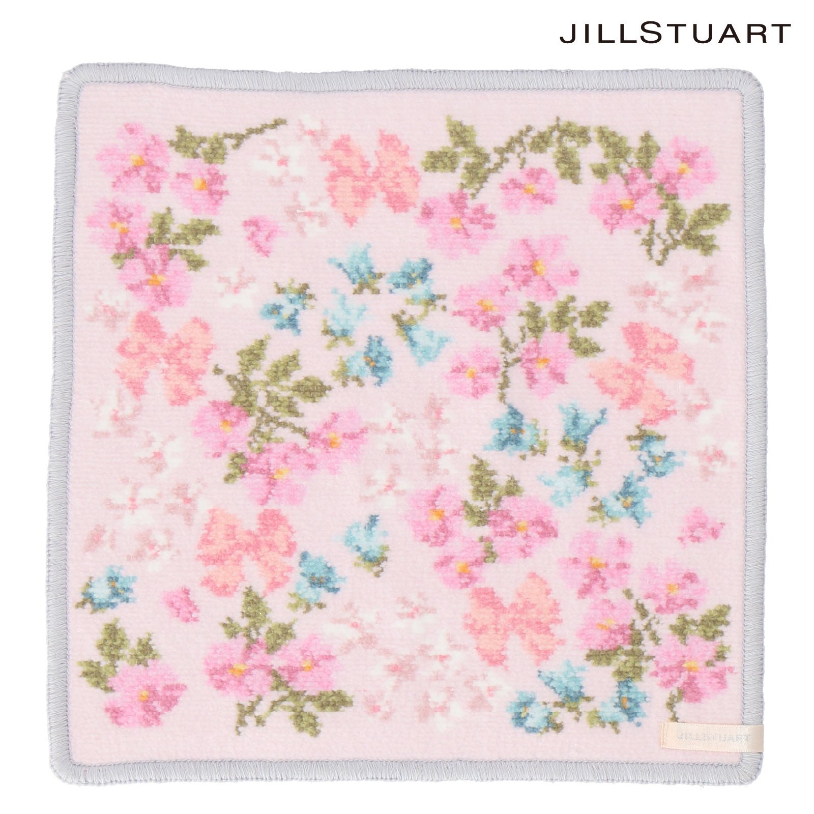 ジルスチュアート JILL STUART JILL STUART(ジルスチュアート) シェニール織ハンカチ インターモードカワベ ファッション雑貨 ハンカチ・ハンドタオル ピンク ブルー ホワイト