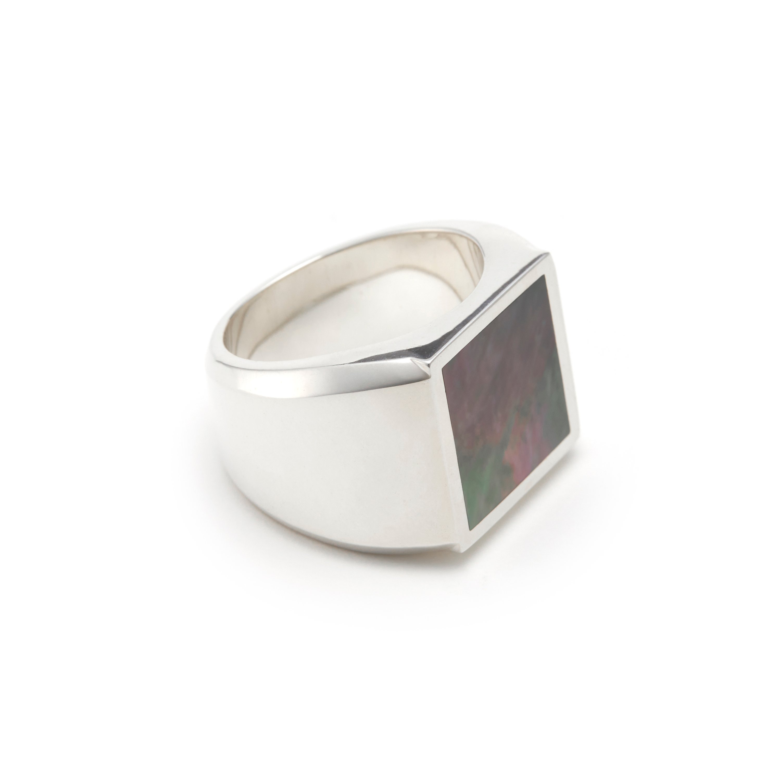 FANTASTIC MAN RING 742 Black butterfly shell ファンタスティック マン アクセサリー・腕時計 リング・指輪 シルバー【送料無料】