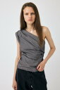【SALE/50%OFF】MOUSSY PLAID ONE SHOULDER ブラウス マウジー トップス その他のトップス レッド カーキグリーン ホワイト【送料無料】