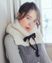 【SALE/56%OFF】earth music&ecology ベロアリボンボアティペット アースミュージック&エコロジー ファッション雑貨 マフラー・ストー...
