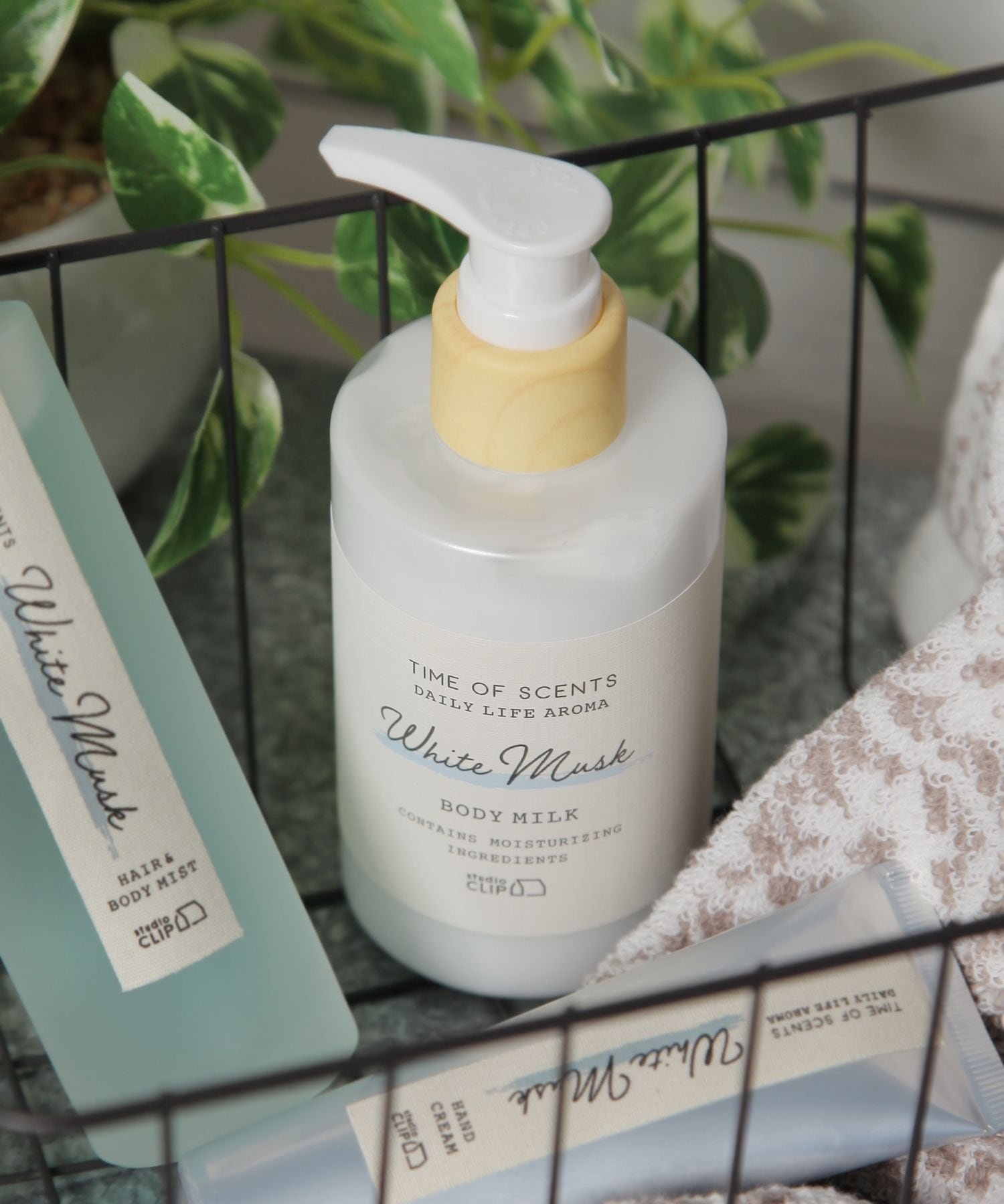 studio CLIP ボディミルク《TIME OF SCENTS》 スタディオクリップ ボディケア・オーラルケア その他のボディケア・オーラルケア ホワイト
