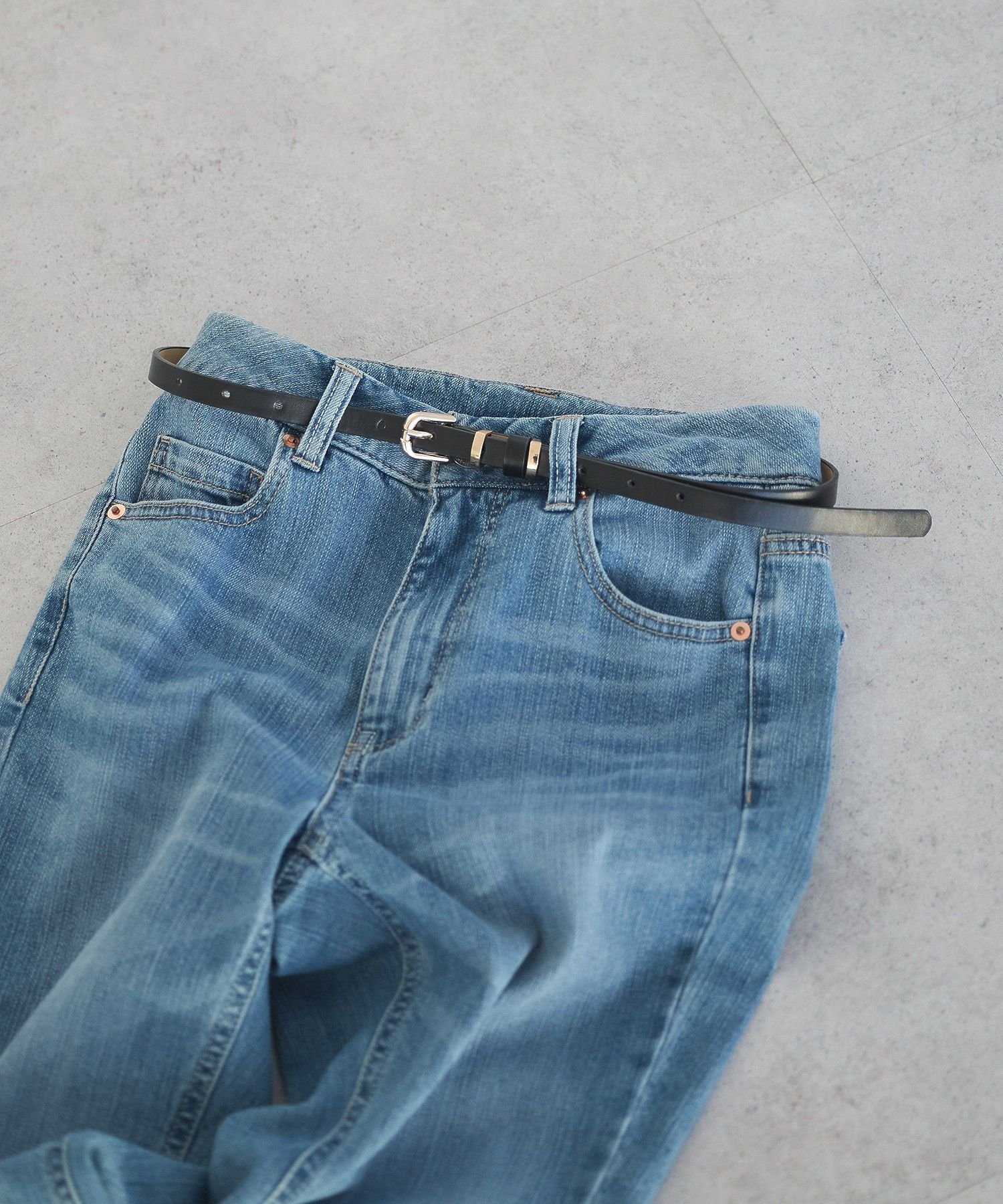 earth music&ecology ダブルメタルカン 細ベルト アースミュージック&エコロジー ファッション雑貨 ベ..