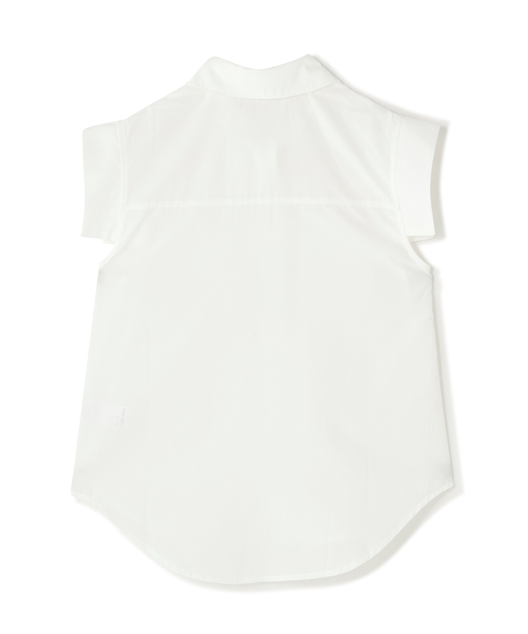 LHP MAVYTH/メヴィス/NO SLEEVE SHIRT エルエイチピー トップス シャツ・ブラウス ホワイト ブルー