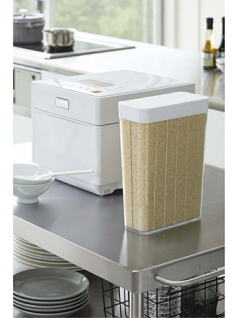 LBC with Life 【WEB限定】tower タワー 冷蔵庫用米びつ エルビーシー 食器・調理器具・キッチン用品 その他の食器・調理器具・キッチン用品 ホワイト ブラック stylife-13432910 Rakuten Fashion サンプル画像3