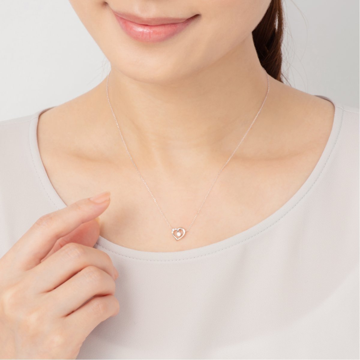 CANAL 4℃ K10ホワイトゴールド ネックレス カナルヨンドシー アクセサリー・腕時計 ネックレス ゴールド【送料無料】
