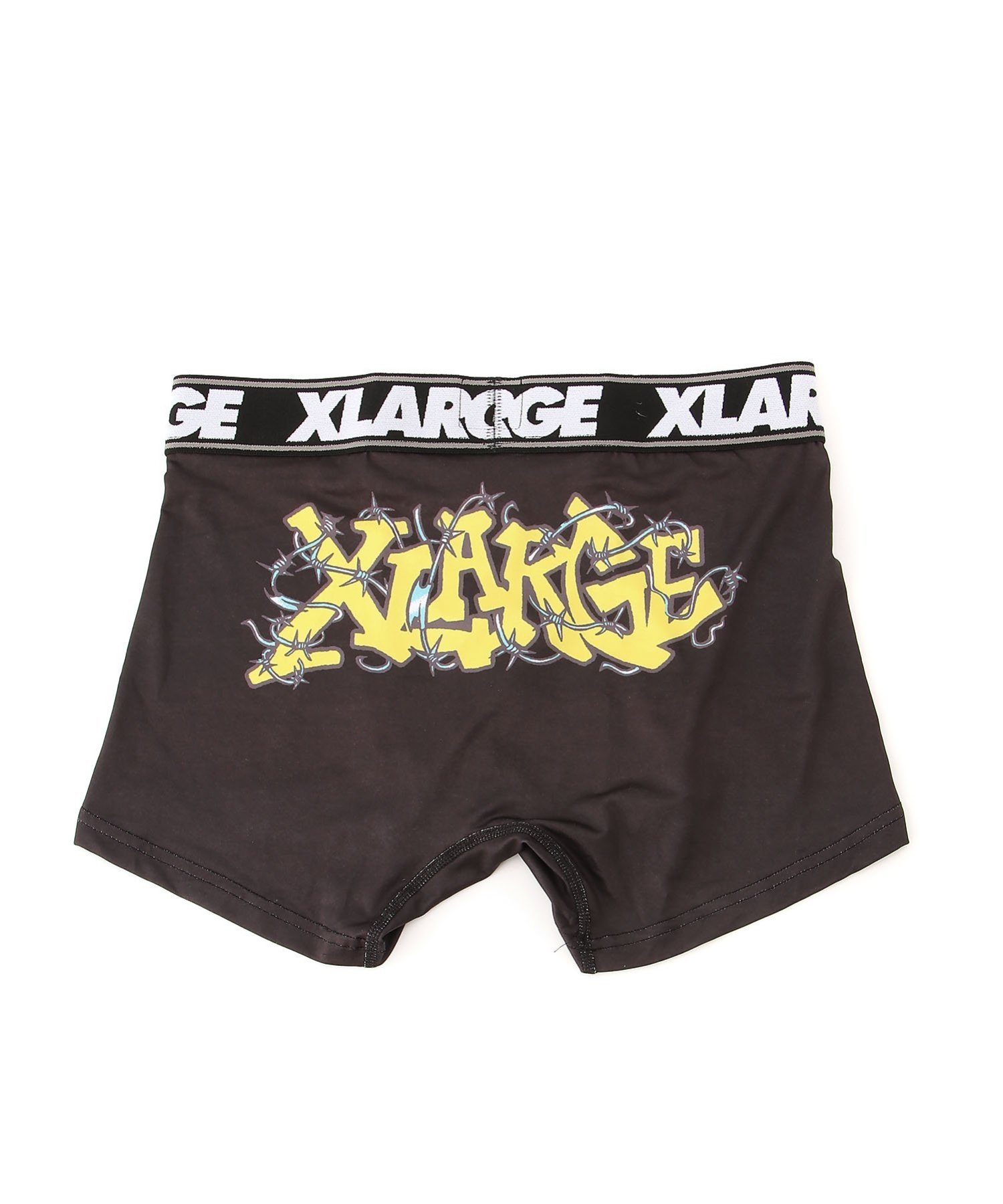 X-LARGE/(M)XL_Barbed wire ハンドサイン インナー・ルームウェア ボクサーパンツ・トランクス ブルー ブラック
