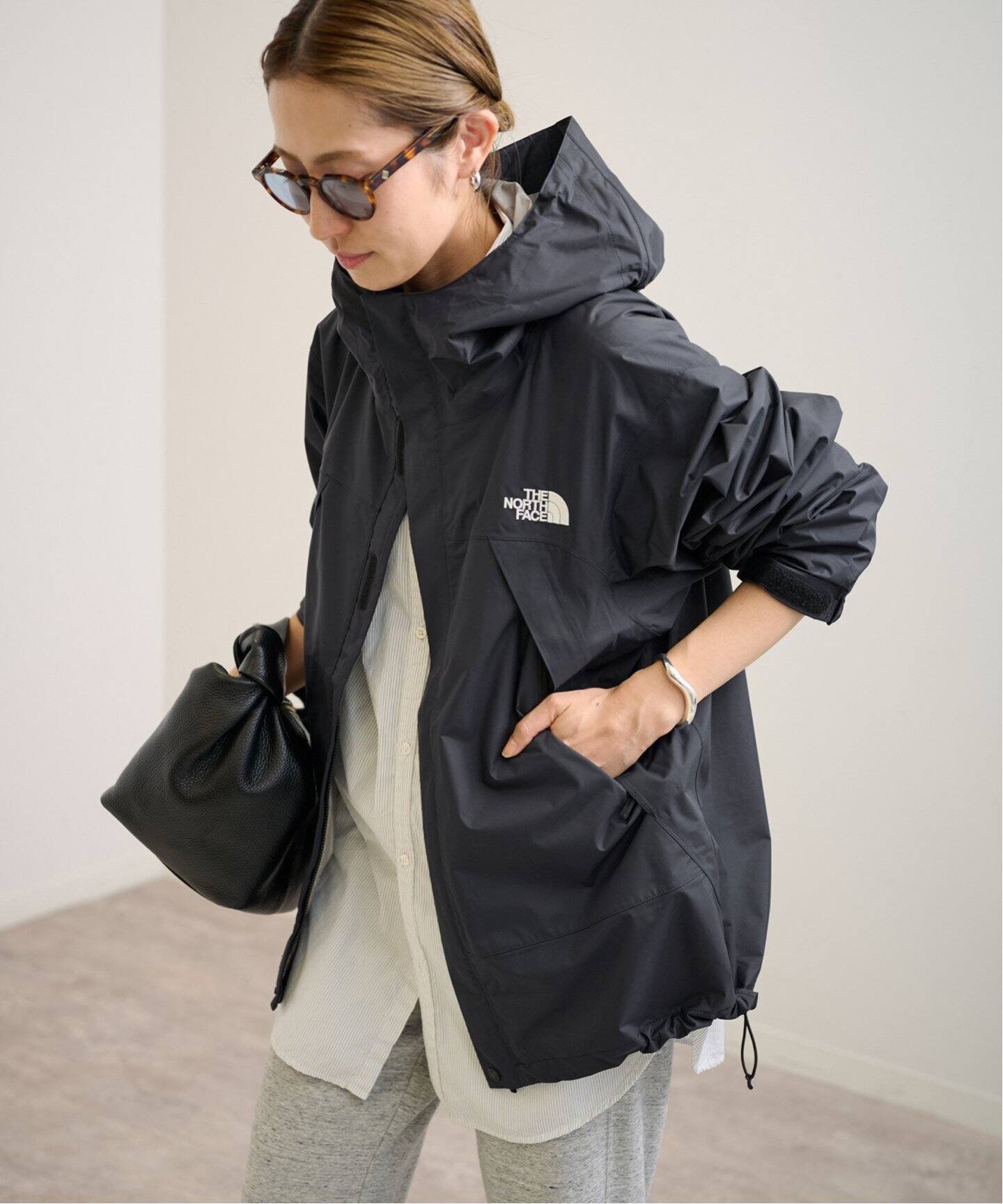 FRAMeWORK THE NORTH FACE/ザノースフェイス DOT SHORT ジャケット フレームワーク ジャケット・アウター ブルゾン・ジャンパー ベージュ ブラック【送料無料】のサムネイル