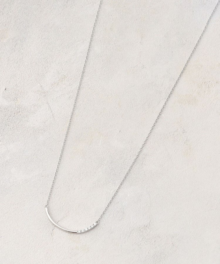 【SALE／36%OFF】grove ビジューバーショートネックレス グローブ アクセサリー・腕時計 ネックレス シルバー ゴールド