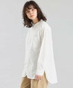MACKINTOSH PHILOSOPHY GREY LABEL バンドカラーシャツ マッキントッシュ フィロソフィー トップス シャツ・ブラウス ホワイト グレー ブラック【送料無料】