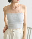 【SALE/53%OFF】PAL GROUP OUTLET 【mystic】パット付きラメショートキャミ パル グループ アウトレット トップス ノースリーブ・...