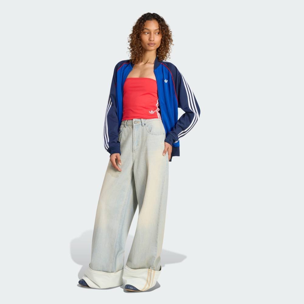 adidas 【公式】アディダス adidas ビンテージ ワイドレッグ ジーンズ アディダス パンツ その他のパンツ【送料無料】