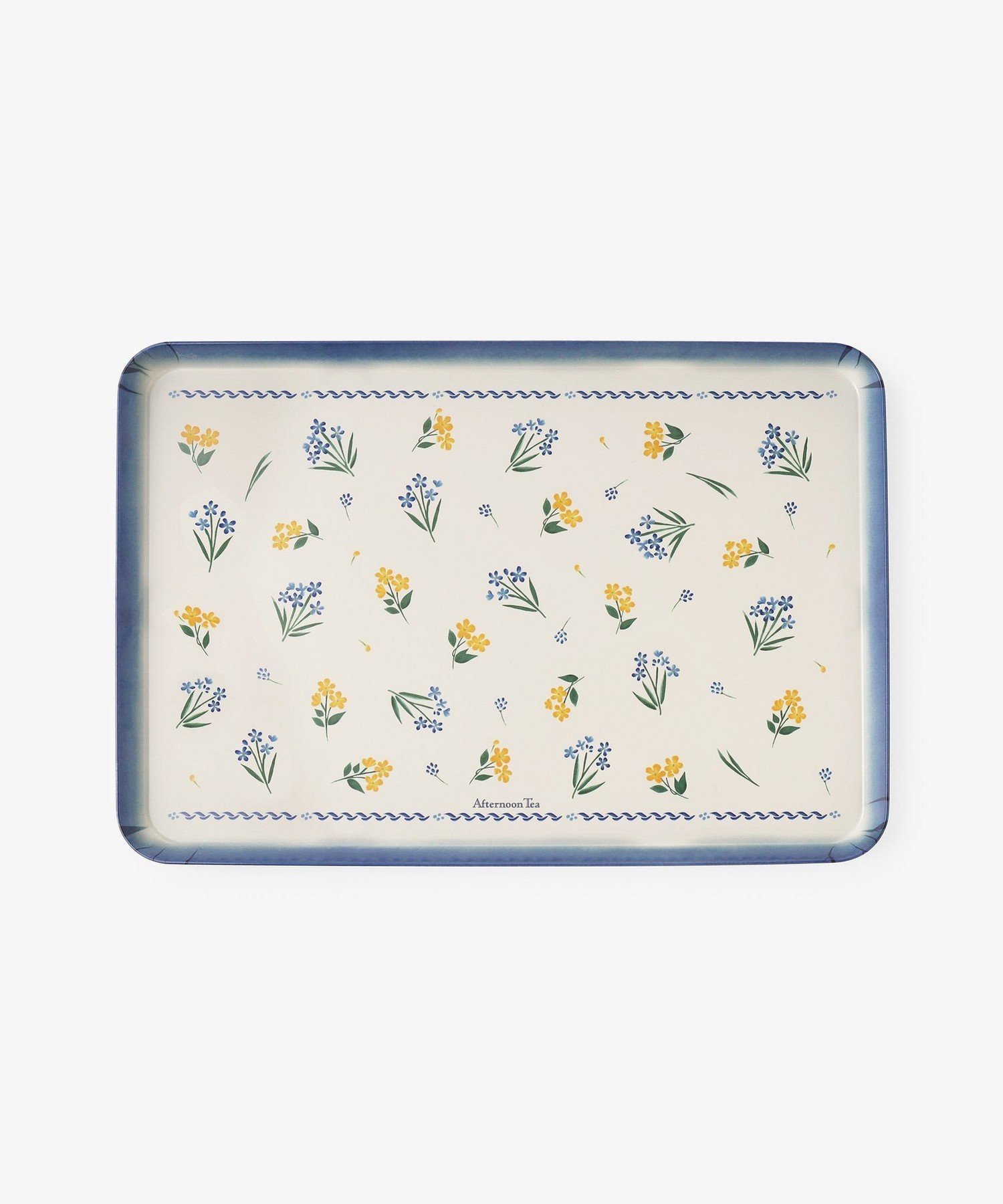 Afternoon Tea LIVING フルールデュクールトレーL アフタヌーンティー・リビング 食器・調理器具・キッチン用品 ランチョンマット・テーブルクロス ネイビー