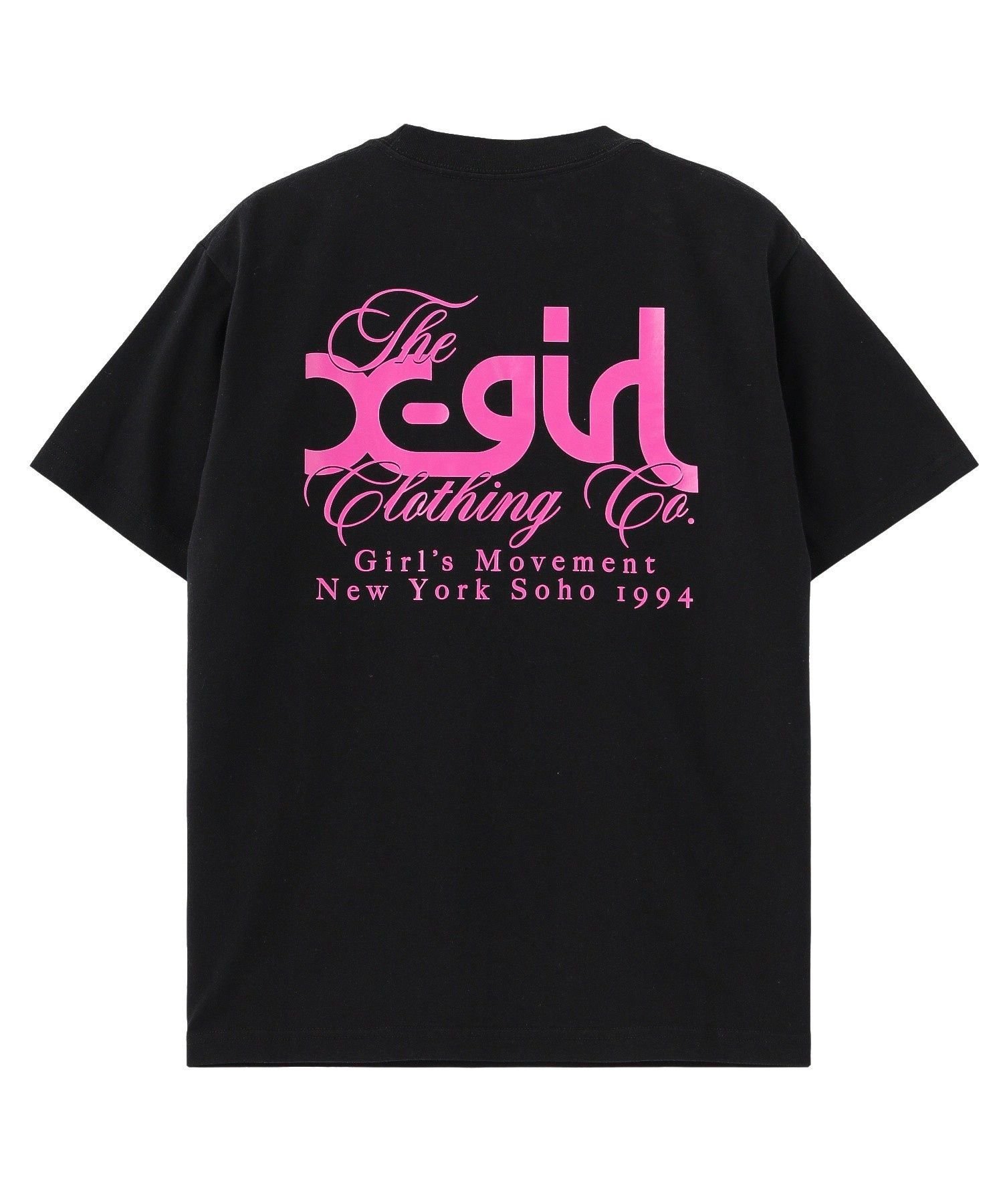 X-girl MIX MILLS LOGO S/S TEE エックスガール トップス カットソー・Tシャツ ブラウン ブラック ホワイト