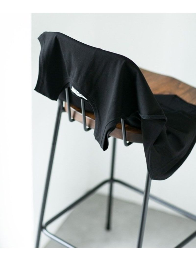 【SALE／50%OFF】NANO universe WEB限定/ラウンドヘムタンク ナノユニバース トップス カットソー・Tシャツ ブラック グレー ホワイト ベージュ ブラウン イエロー ブルー ネイビー カーキのサムネイル