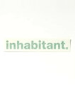 inhabitant inhabitant(Cnr^g)Inhabitant logo sticker VtH [ XebJ[EV[Ee[v O[