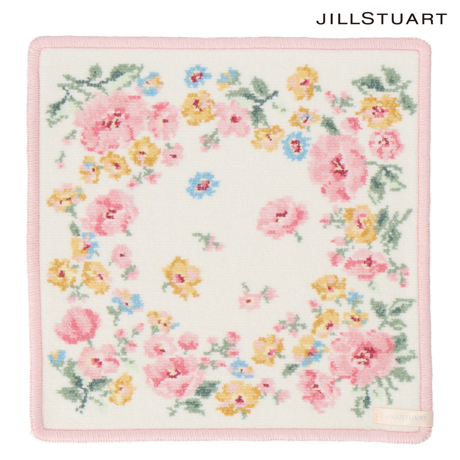 ジルスチュアート JILL STUART JILL STUART(ジルスチュアート) シェニール織ハンカチ インターモードカワベ ファッション雑貨 ハンカチ・ハンドタオル グレー ネイビー