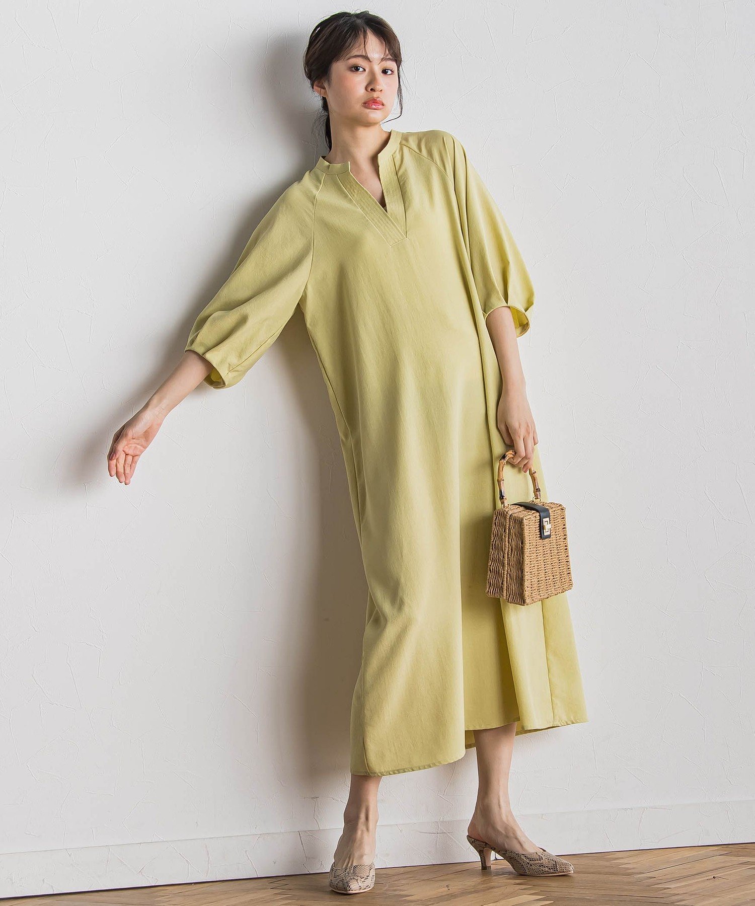 【SALE／30%OFF】Droite lautreamont タンブラーブッチャーワンピース≪手洗い可能≫ ドロワット・ロート..