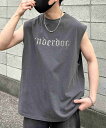 Confirm Confirm ヴィンテージライク レトロプリントアソート ノースリーブ シフォン トップス カットソー・Tシャツ ブラウン ブラック【送料無料】