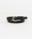URBAN RESEARCH ROSSO LE VERNIS Eyelet belt アーバンリサーチロッソ ファッション雑貨 ベルト ブラック グレー【送料無...