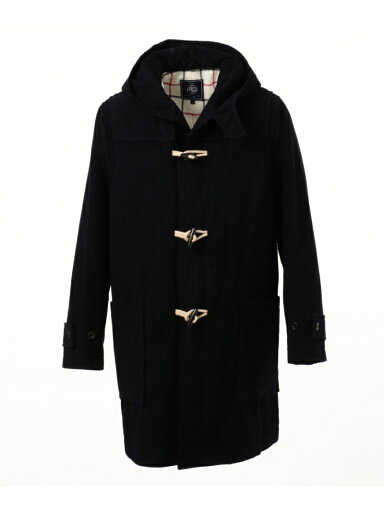 Wool Corduroy Duffle Coat COOVYW0316: Navy Wool Corduroy Duffle Coat COOVYW0316: Navy