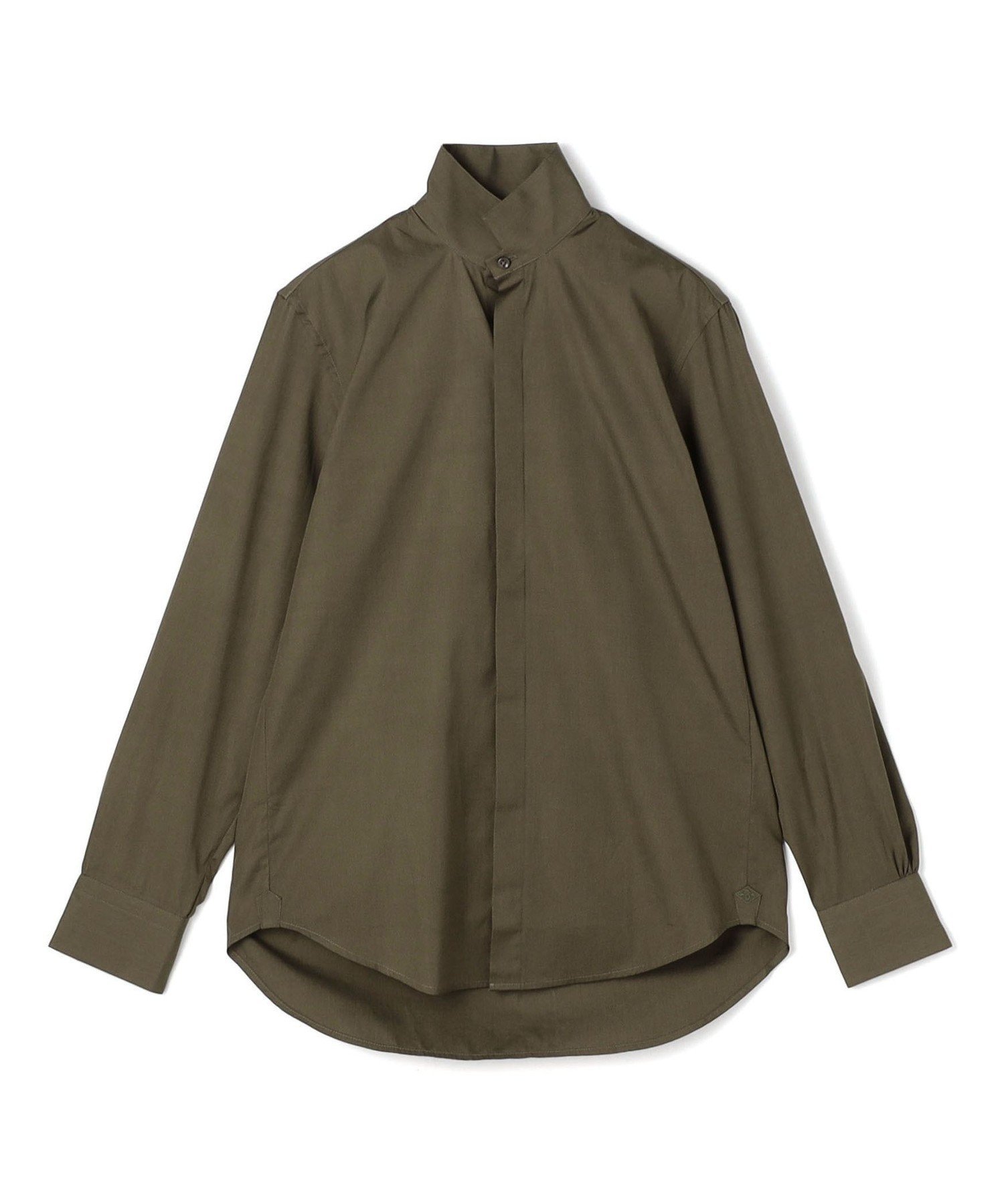 TOMORROWLAND BUYING WEAR BOURRIENNE AMAZONE スタンドカラーシャツ トゥモローランド トップス シャツ・ブラウス グリーン【送料無料】