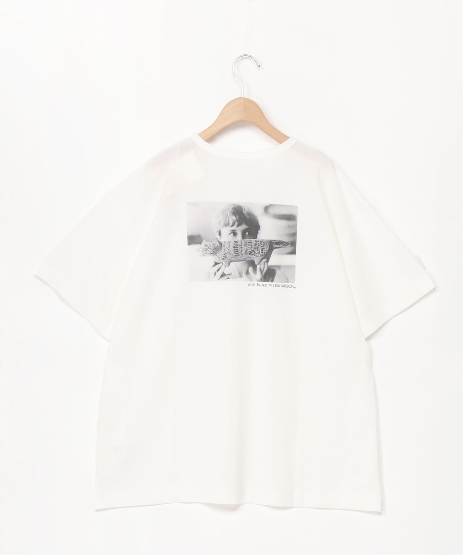 KID BLUE (W)リサ・ラーソンコラボ 半袖トップス キッドブルー トップス カットソー・Tシャツ ホワイト