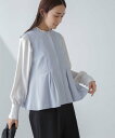 【SALE/30%OFF】NANO universe 多機能素材ペプラムジレ(セットアップ可) ナノユニバース ジャケット・アウター その他のジャケット・アウター ホワイト ネイビー ブルー【送料無料】
