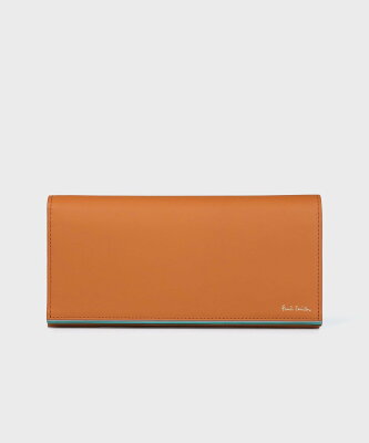 【SALE/30%OFF】Paul Smith 【公式】レイヤードストライプ 長財布 ポール・スミス アウトレット 財布・ポーチ・ケース 財布 オレンジ【送料無料】