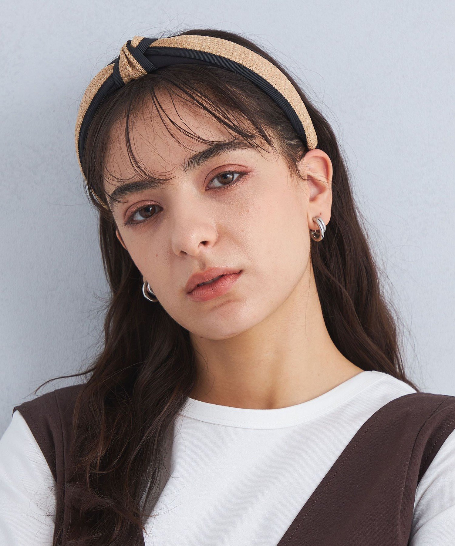 【SALE／70%OFF】UNITED ARROWS green label relaxing シートパイピング カチューシャ ユナイテッドアローズ アウトレット ファッション雑貨 その他のファッション雑貨 ベージュ ブラック
