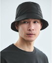 UNITED ARROWS green label relaxing 【別注】<DAIWA>GLR PERTEX バケットハット -撥水- ユナイテッドアローズ グリーンレーベルリラクシング 帽子 ハット グレー ブラック【送料無料】