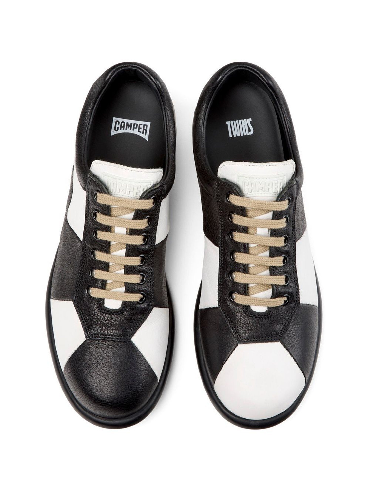 CAMPER [カンペール] TWINS / レザースニーカー カンペール シューズ・靴 スニーカー ブラック【送料無料】