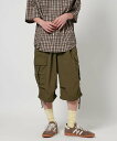 【SALE/30%OFF】CITEN <CITEN>リップクロップドイージーパンツ シテン パンツ カーゴパンツ グリーン ブラック【送料無料】