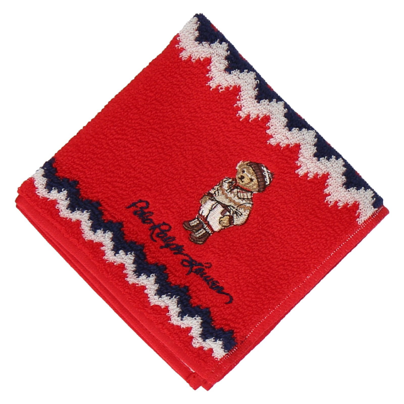 POLO RALPH LAUREN POLO RALPH LAUREN(ポロ ラルフ ローレン) レディース ミニタオル インターモードカワベ ファッション雑貨 ハンカチ・ハンドタオル レッド ホワイト ブルー