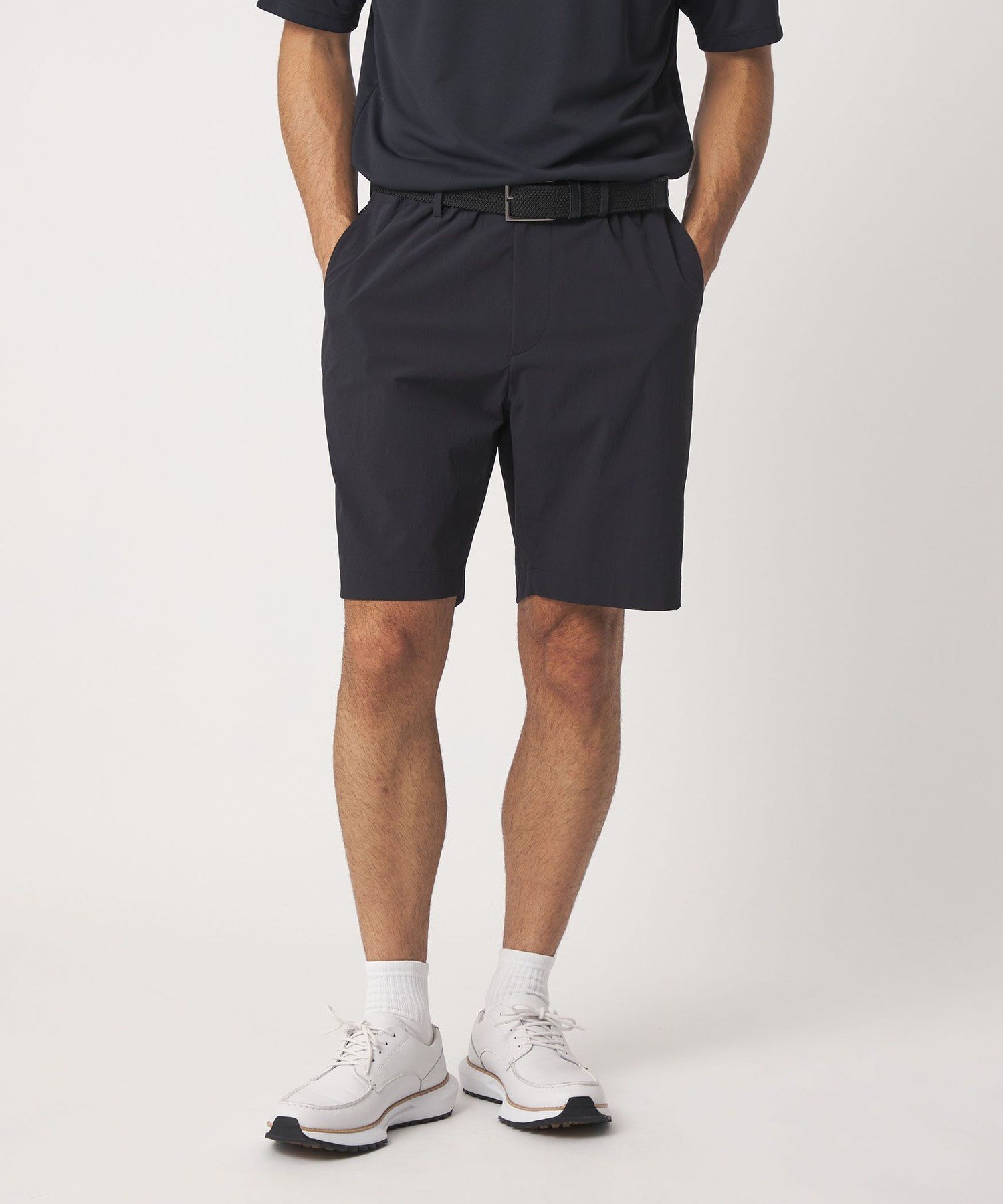 UNITED ARROWS GOLF メンズ 360°マスター ショートパンツ 撥水 ストレッチ ユナイテッドアローズ パンツ その他のパンツ ブラック ネイビー【送料無料】